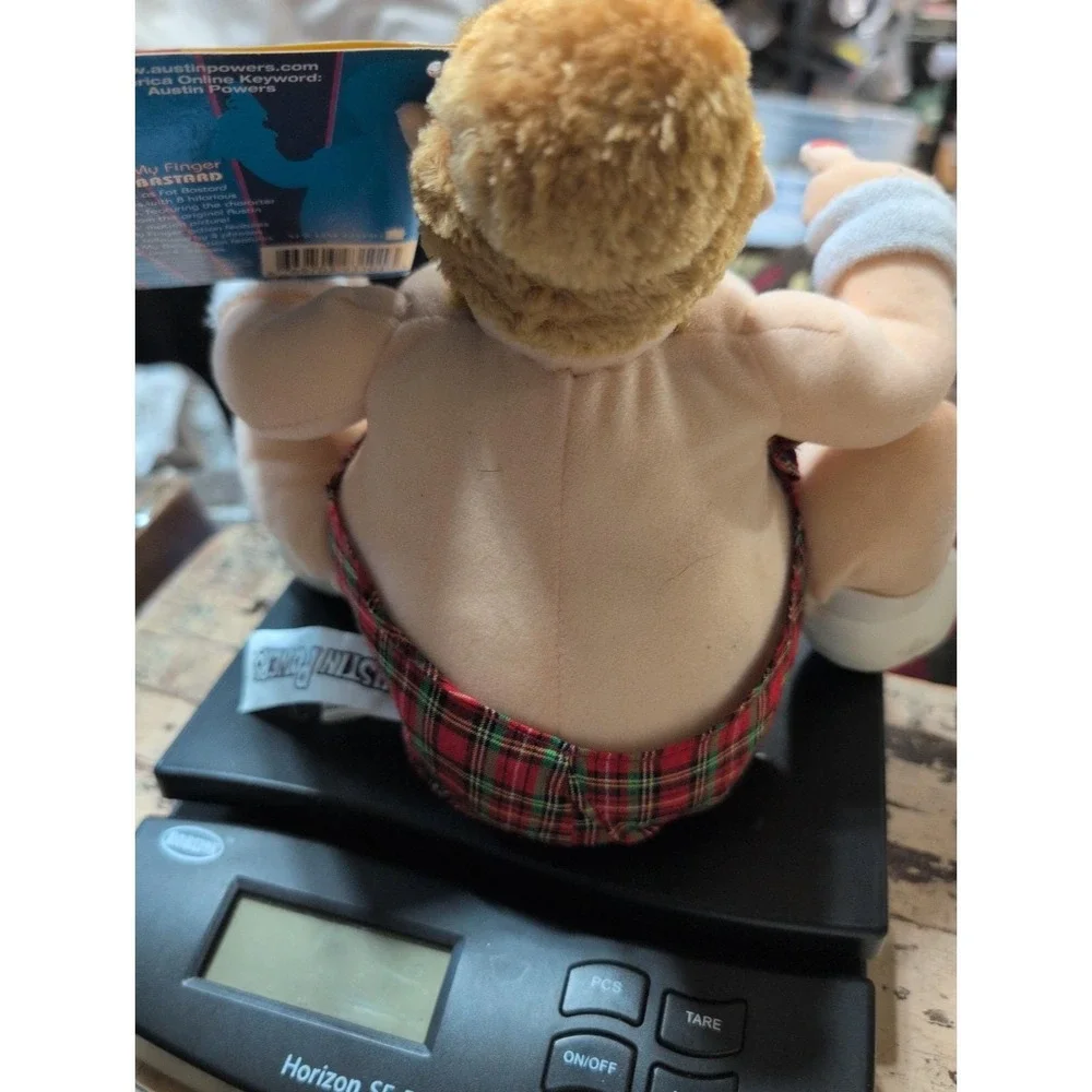 Austin Powers Pull My Finger Fat Bastard Farting Talking Plush Tested Works Tag